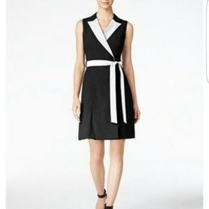 Tuxedo Midi Dress{CalvinKlein} Sz 6